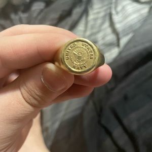 14k gold United States Navy ring